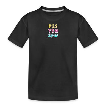 Pistensau Ski Holiday Fun Après-Ski Party colourful - Kids' Premium Organic T-Shirt - black - Front