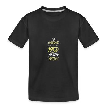 1950 Limited Edition - Kids' Premium Organic T-Shirt - black - Front