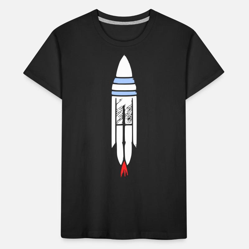 Spacecraft Rocket Space Space Flight Vector Kids' Premium Organic T-Shirt