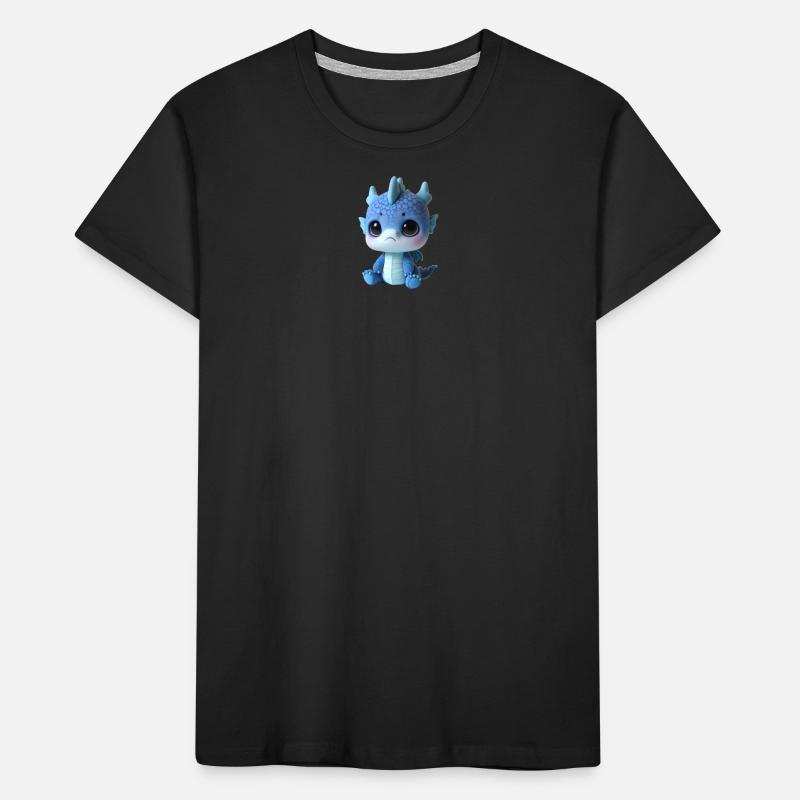 Süßer drachenhafter Plüsch-Charme Kinder Premium Bio T-Shirt