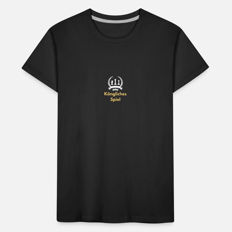 Schach Spruch Geschenk Schachmatt Queens Gambit Kinder Premium Bio T-Shirt
