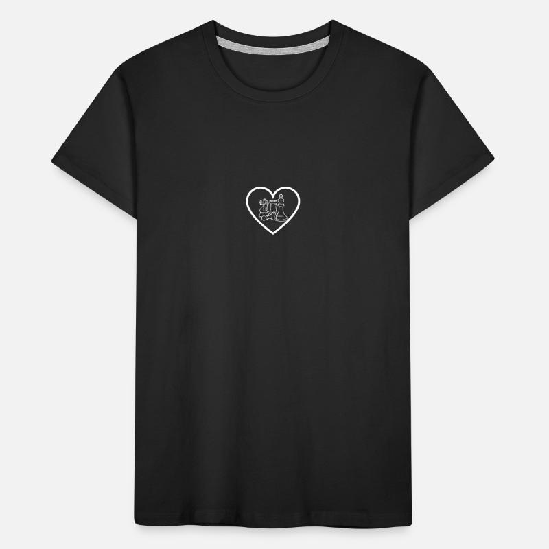 Schach Spruch Geschenk Schachmatt Queens Gambit Kinder Premium Bio T-Shirt