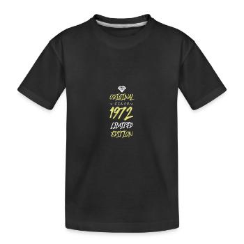 1972 Limited Edition - Kids' Premium Organic T-Shirt - black - Front