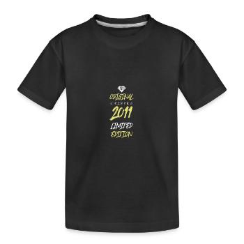 2011 Limited Edition - Kids' Premium Organic T-Shirt - black - Front