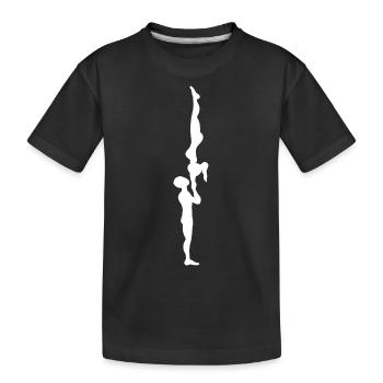 Gymnastics Gymnastics Acrobatics Gymnastics Sport - Kids' Premium Organic T-Shirt - black - Front