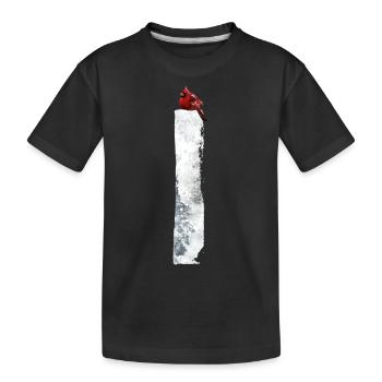 I – caractère décoratif – hiver - T-shirt bio Premium Enfant - noir - Devant