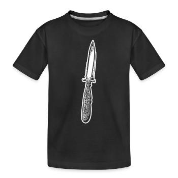 Knife Cutler Knife Lover - Kids' Premium Organic T-Shirt - black - Front