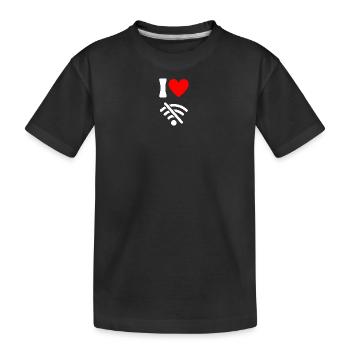 J'adore Offline - Détox Digitale sans Wifi - T-shirt bio Premium Enfant - noir - Devant