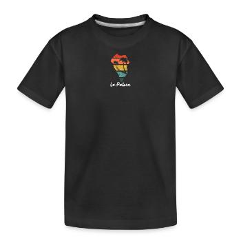 La Palma Kanaren Spanien Urlaub Vintage - Kinder Premium Bio T-Shirt - Schwarz - Vorne