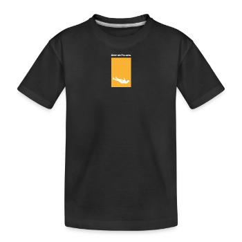Continuez à tomber - T-shirt bio Premium Enfant - noir - Devant