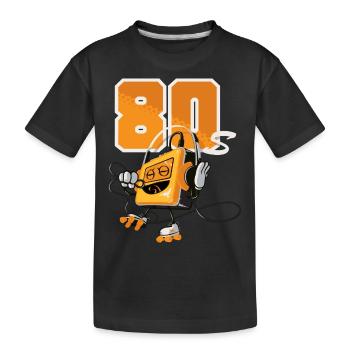 Walkman - T-shirt bio Premium Enfant - noir - Devant