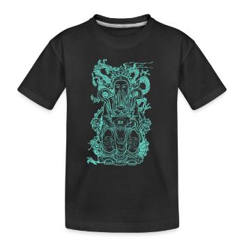 manière asiatique - T-shirt bio Premium Enfant - noir - Devant