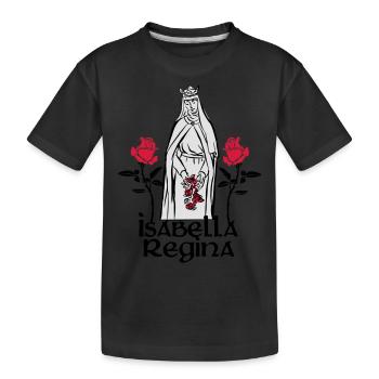 Isabella Regina Portugal - Kinder Premium Bio T-Shirt - Schwarz - Vorne
