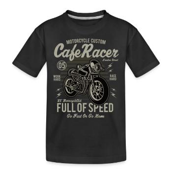 Café Racer - T-shirt bio Premium Enfant - noir - Devant