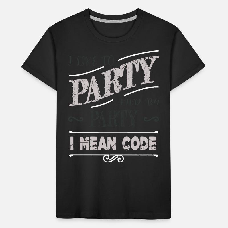 Déclaration de citation de programmation informatique T-shirt bio Premium Enfant