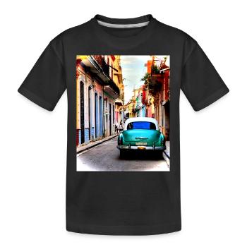 Rêve de La Havane - T-shirt bio Premium Enfant - noir - Devant