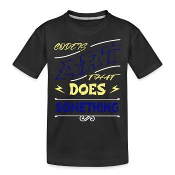 computer language - Kinder Premium Bio T-Shirt - Schwarz - Vorne