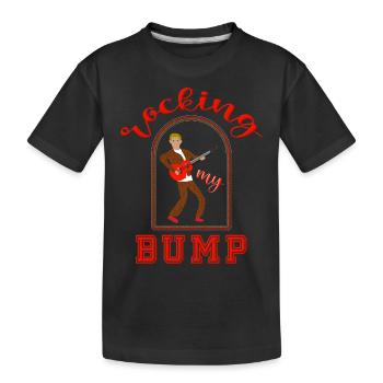 Rocking my bump maximum rocknroll rockabilly - T-shirt bio Premium Enfant - noir - Devant