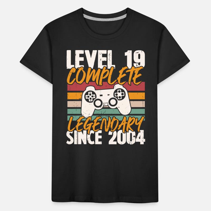 Geburtstagsgeschenk, Level 19 Complete 2004 Kinder Premium Bio T-Shirt