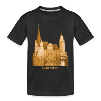 Hartenstein Burg Stein Zwickau Saxe Erzgebirge - T-shirt bio Premium Enfant - noir - Devant
