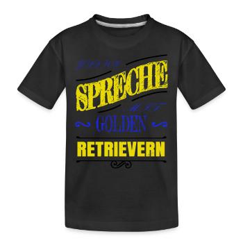 bday geburtstagsgeschenk chihuahua tier - Kinder Premium Bio T-Shirt - Schwarz - Vorne