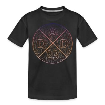 Dad - Kinder Premium Bio T-Shirt - Schwarz - Vorne