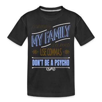 Écrire un livre Rédacteur cool éditeur tasses à café - T-shirt bio Premium Enfant - noir - Devant