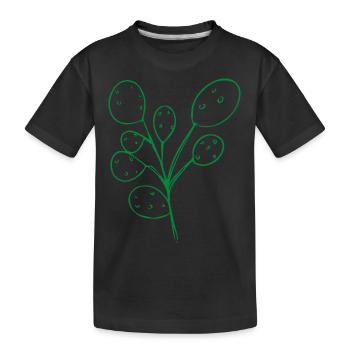 Florist Flower Plant Nature Gardener - Kids' Premium Organic T-Shirt - black - Front