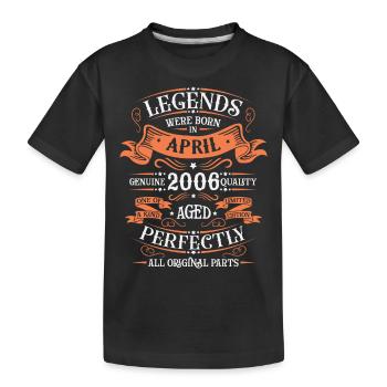 Years of excellence April 2006 Gift - Kids' Premium Organic T-Shirt - black - Front