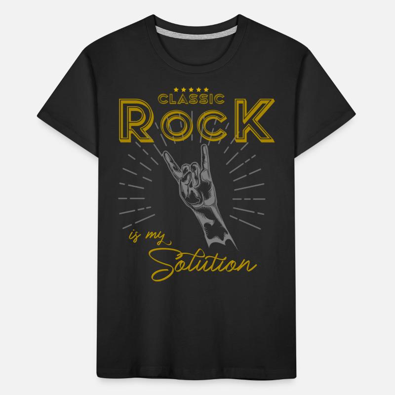 Clasic Rock is my Solution! Kids' Premium Organic T-Shirt
