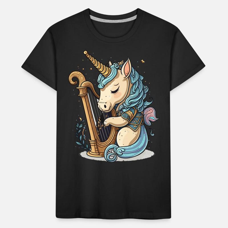 Harmonisches Einhorn Kinder Premium Bio T-Shirt