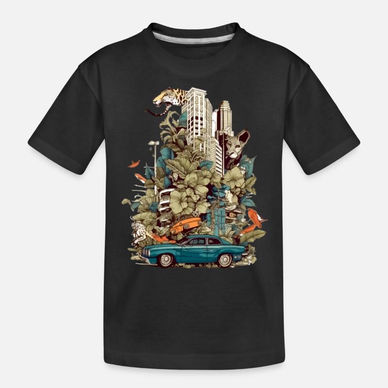 Cité Nature - T-shirt bio Premium Enfant - noir