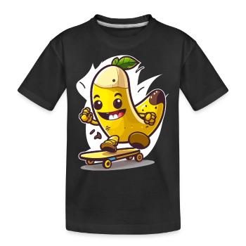 Monter sur les rampes - T-shirt bio Premium Enfant - noir - Devant