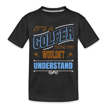 pudel hundeliebhaber geburtstagsgeschenkidee bday - Kinder Premium Bio T-Shirt - Schwarz - Vorne