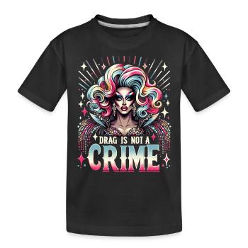 Culture drag exclusive et inspiration drag queen - T-shirt bio Premium Enfant - noir - Devant