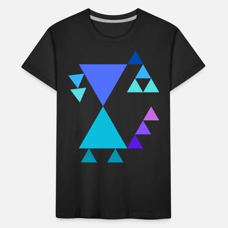 Triangle pattern Kids' Premium Organic T-Shirt