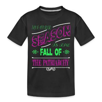 bday birthday calendaring statement - Kinder Premium Bio T-Shirt - Schwarz - Vorne