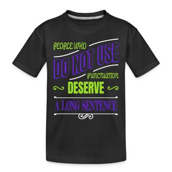 Joke Books Statement Bicycle Sayings Novelist Blog - Kids' Premium Organic T-Shirt - black - Front