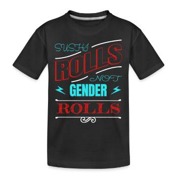 Interdit les activistes féminin grl pwr aimer les femmes égales - T-shirt bio Premium Enfant - noir - Devant