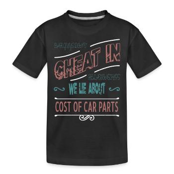 thérapeute conjugal cool super - T-shirt bio Premium Enfant - noir - Devant