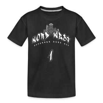 NORD-OUEST - T-shirt bio Premium Enfant - noir - Devant