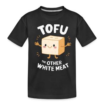 Tofu Lustiges - Kinder Premium Bio T-Shirt - Schwarz - Vorne