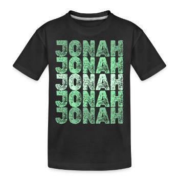 Geschenk für Jonah - Kinder Premium Bio T-Shirt - Schwarz - Vorne