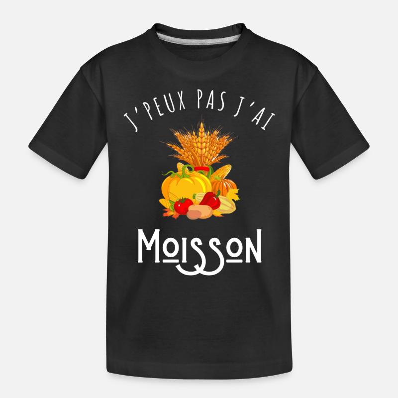 Je peux pas j’ai moisson - T-shirt bio Premium Enfant - noir