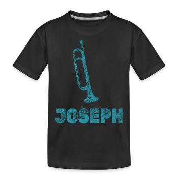 Gift for Joseph - Kids' Premium Organic T-Shirt - black - Front