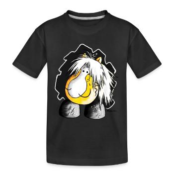 Haflinger - Avelignese - Cheval - T-shirt bio Premium Enfant - noir - Devant