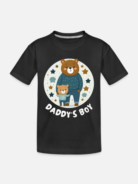 Daddy's boy - Kids' Premium Organic T-Shirt - black