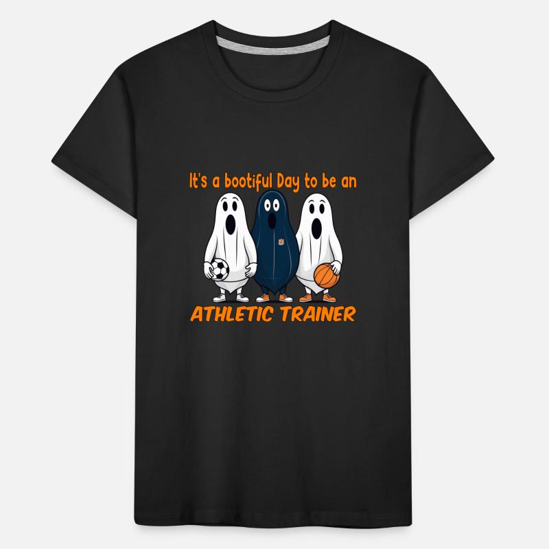 Bootiful Day Athletic Trainer Kids' Premium Organic T-Shirt