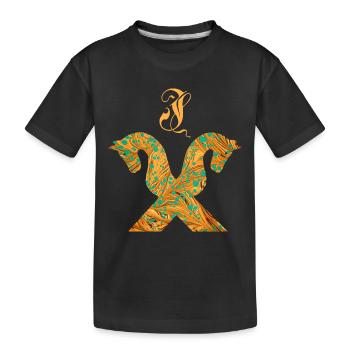 Pignon pour chevaux E 95 I - T-shirt bio Premium Enfant - noir - Devant