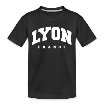 Lyon - T-shirt bio Premium Enfant - noir - Devant